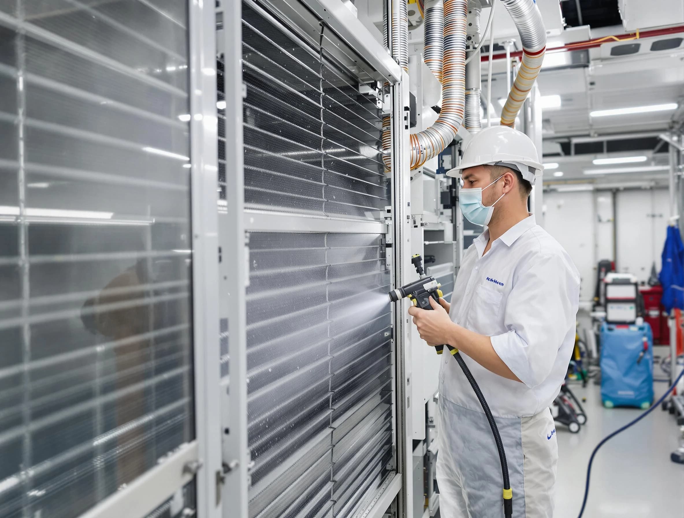 Professional AC coil cleaning by Fort Lee Air Duct Cleaning in Fort Lee