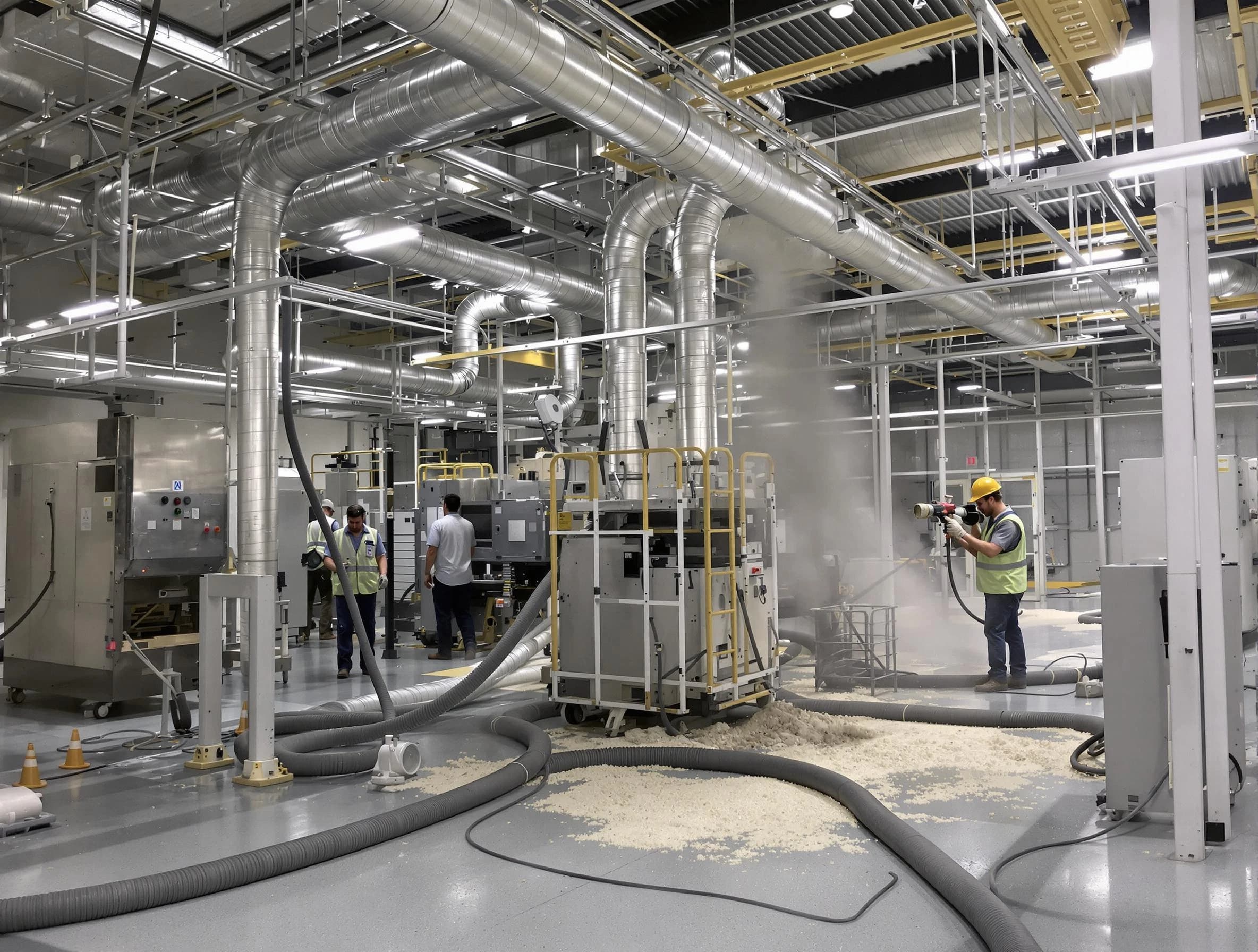 Heavy-duty industrial duct cleaning by Fort Lee Air Duct Cleaning in Fort Lee