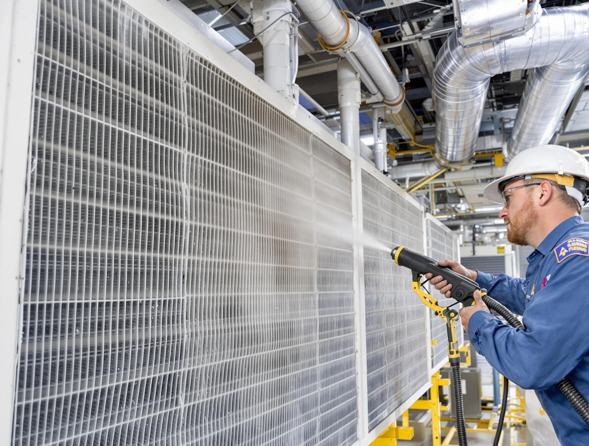 Professional commercial coil cleaning by Fort Lee Air Duct Cleaning in Fort Lee