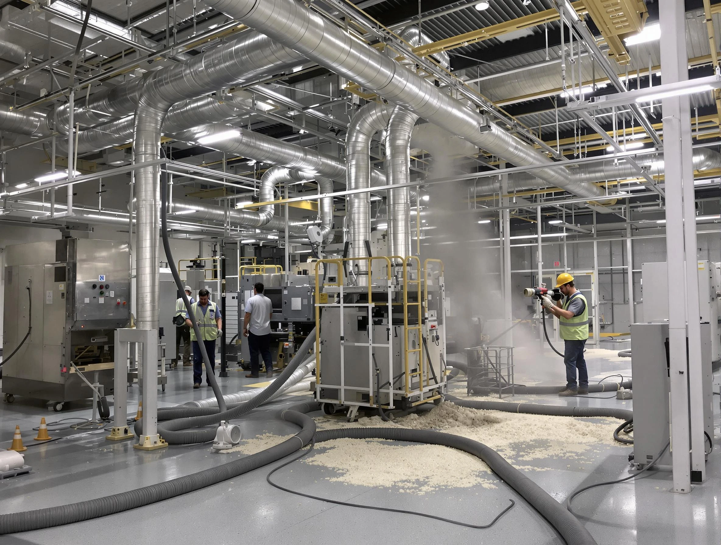 Heavy-duty industrial duct cleaning by Fort Lee Air Duct Cleaning in Fort Lee