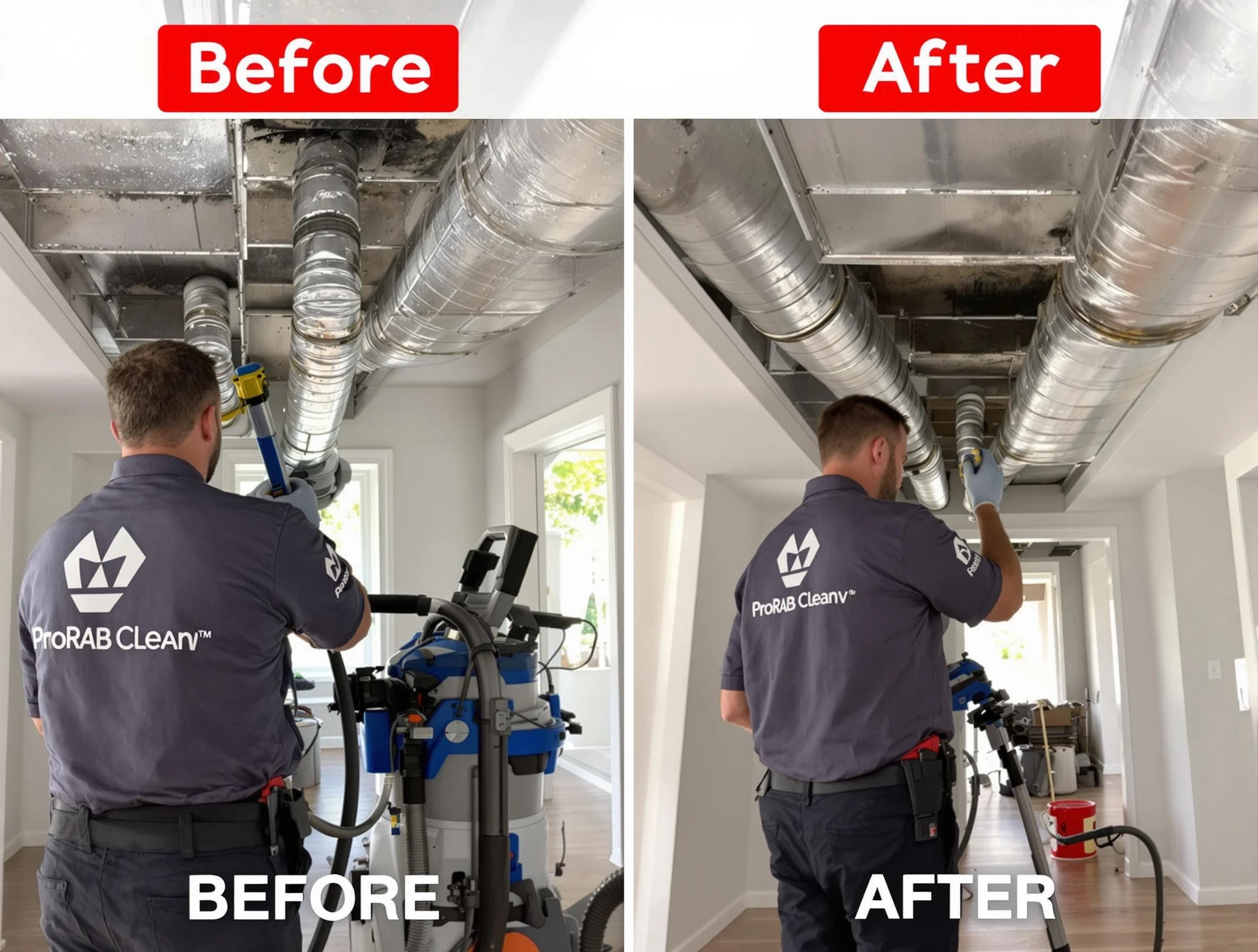 Fort Lee Air Duct Cleaning expert performing thorough residential duct cleaning in a Fort Lee home